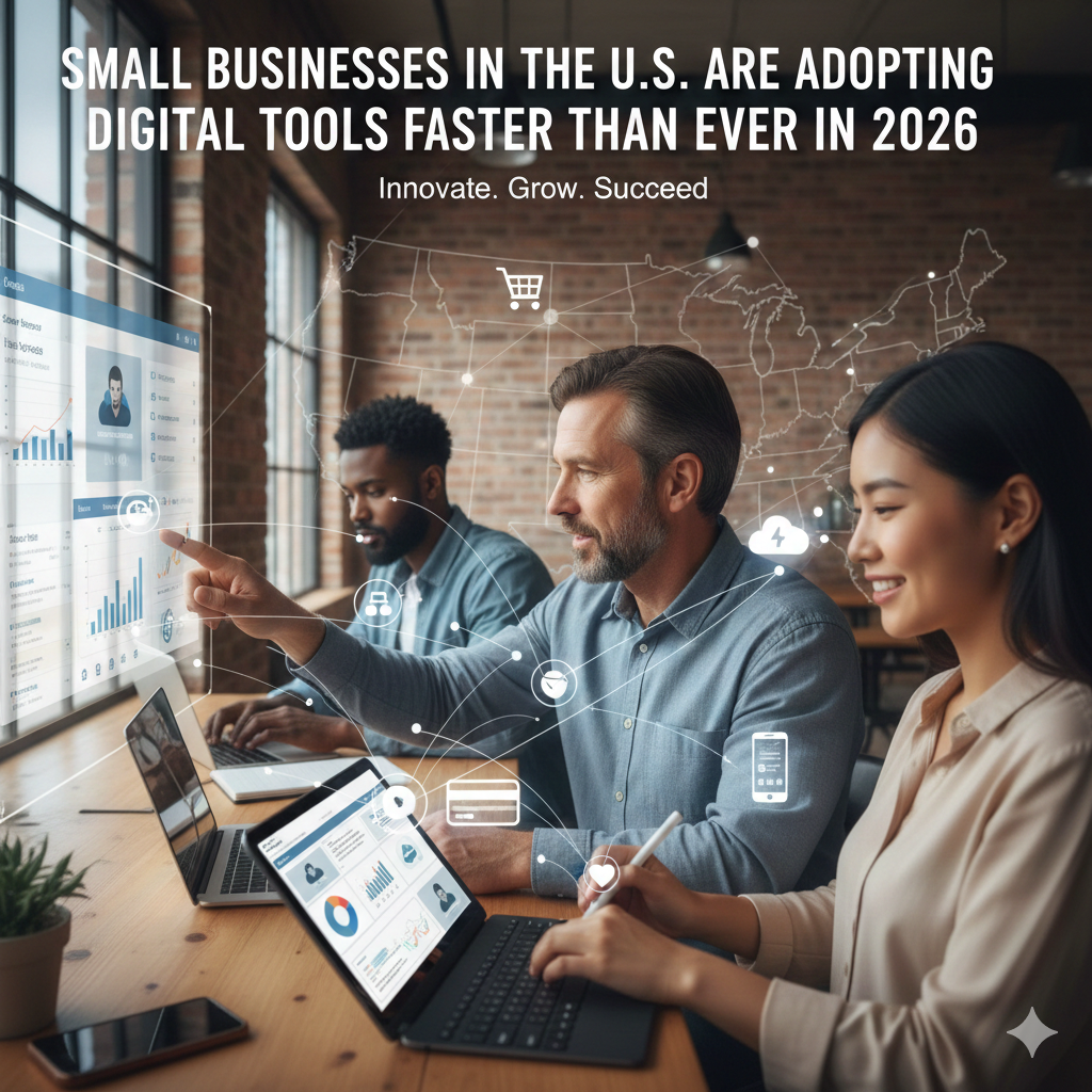 Small Businesses in the U.S. Are Adopting Digital Tools Faster Than Ever in 2026 Small Businesses in the U.S