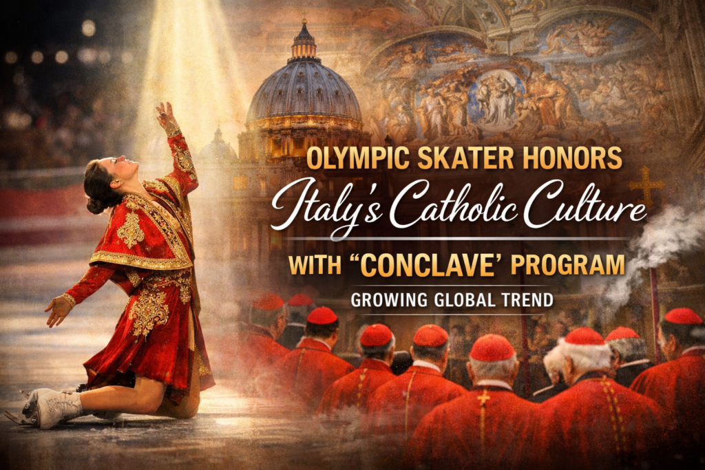 Olympic Skater Honors Italy’s Catholic Culture with ‘Conclave’ Program