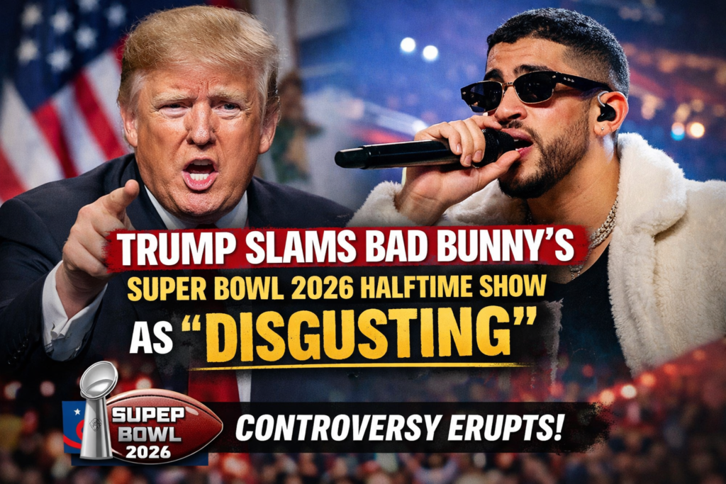 President Trump Calls Bad Bunny’s Super Bowl 2026 Halftime Show ‘Disgusting’ After Saying He Wouldn’t Watch