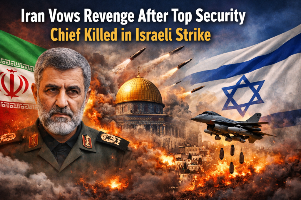 Iran Vows Revenge After Israeli Strike Kills Top Security Chief