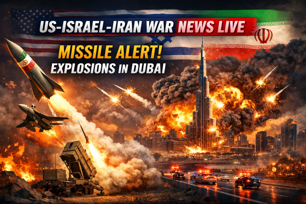 US-Israel-Iran War News Live: Dubai Missile Alert & UAE Intercepts Attack