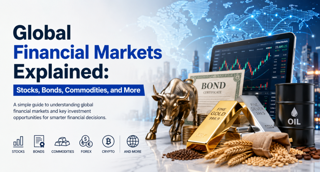Global Financial Markets Explained: Stocks, Bonds, Commodities, and More Global Financial Markets Explained: Stocks, Bonds, Commodities & More