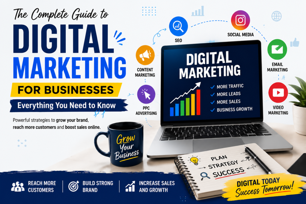 Digital Marketing for Businesses: Everything You Need to Know Digital Marketing for Businesses: Complete Guide to Online Growth in 2026