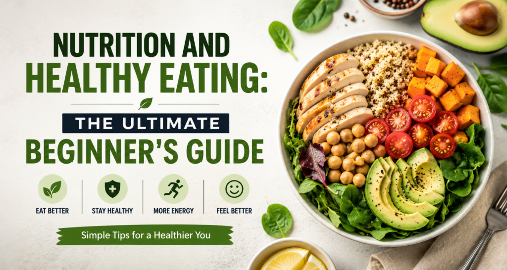 Nutrition and Healthy Eating: The Ultimate Beginner's Guide to Better Health