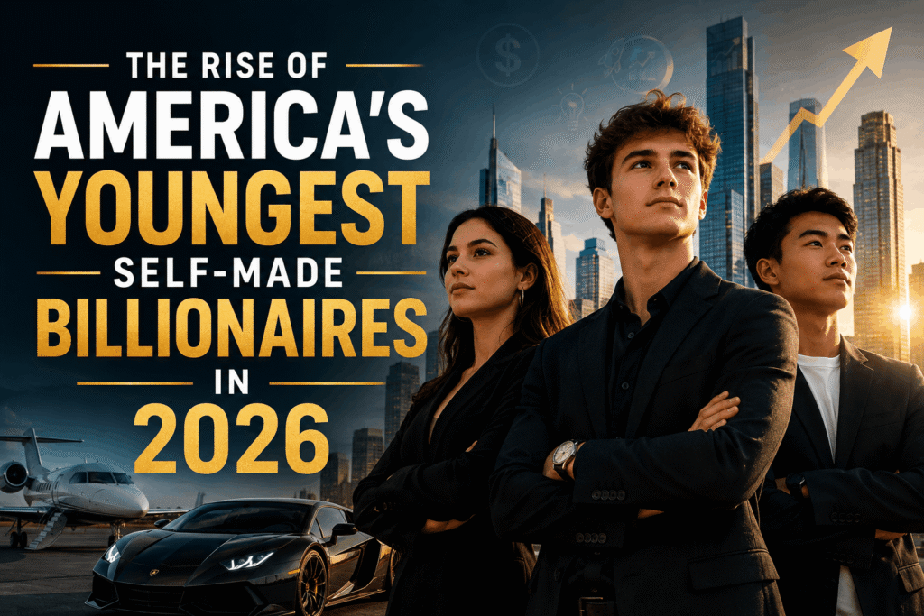 The Rise of America’s Youngest Self-Made Billionaires in 2026 self-made billionaires